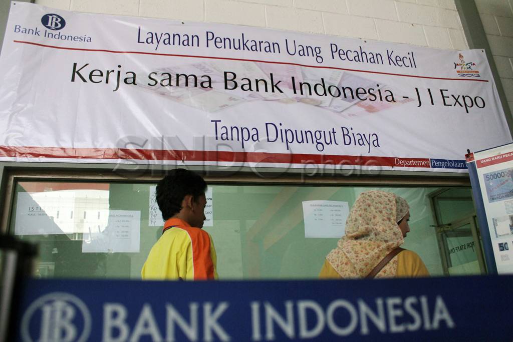 Konter penukaran uang...