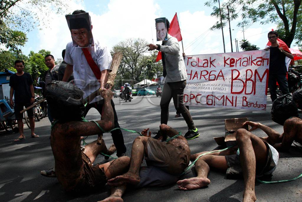 Manusia lumpur demo...
