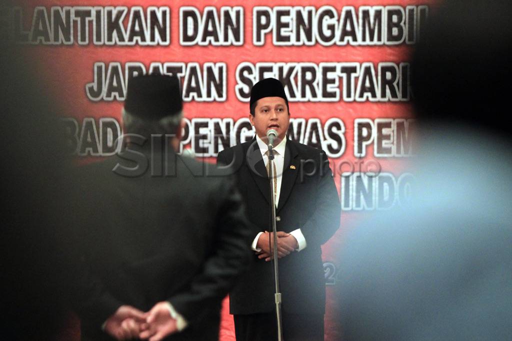 Pelantikan Sekjen Bawaslu