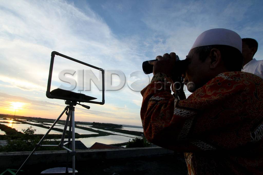 Hilal tidak tampak di...