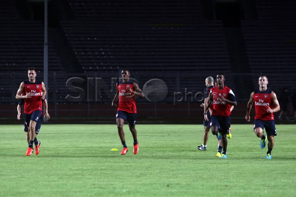 Latihan terbuka Arsenal...