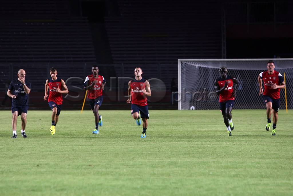 Latihan terbuka Arsenal...