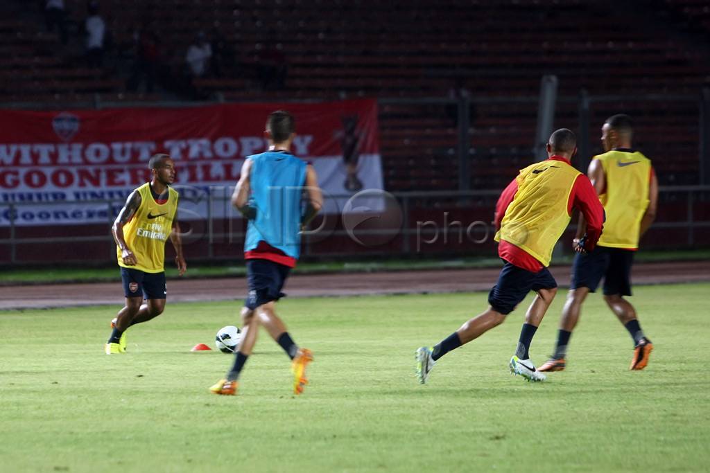 Latihan terbuka Arsenal...