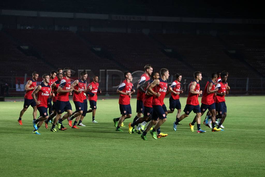 Latihan terbuka Arsenal...