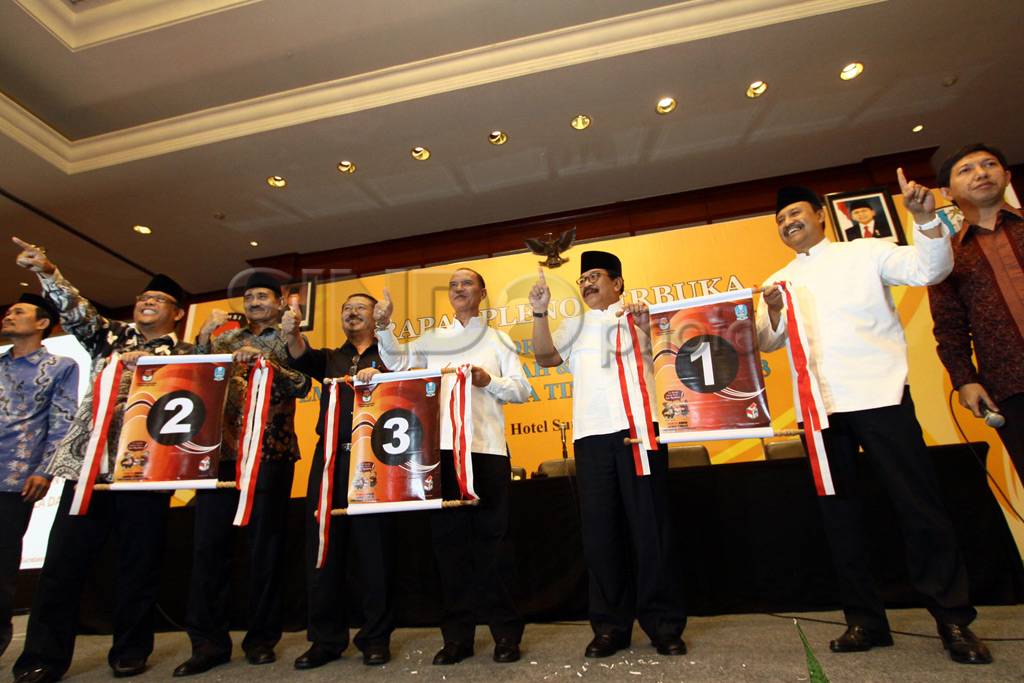 Nomor urut Pilkada Jatim...