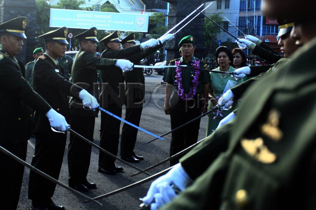 Upacara penyambutan...