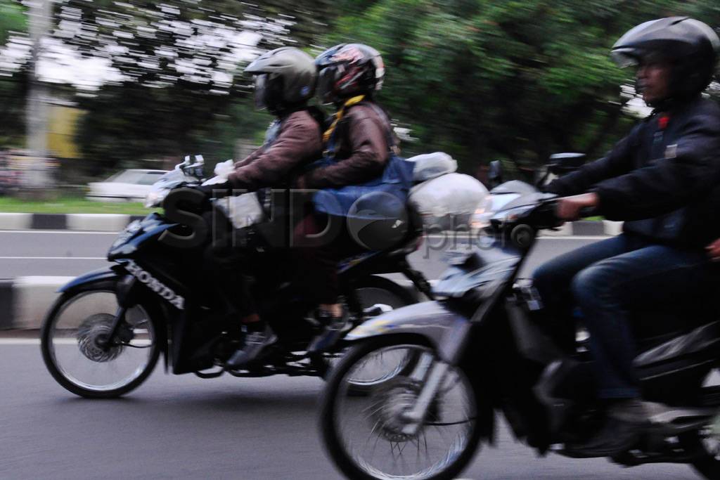 Pemudik roda dua mulai...