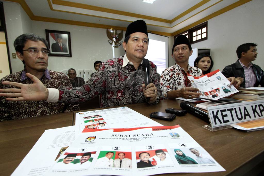 Surat suara Pilkada...
