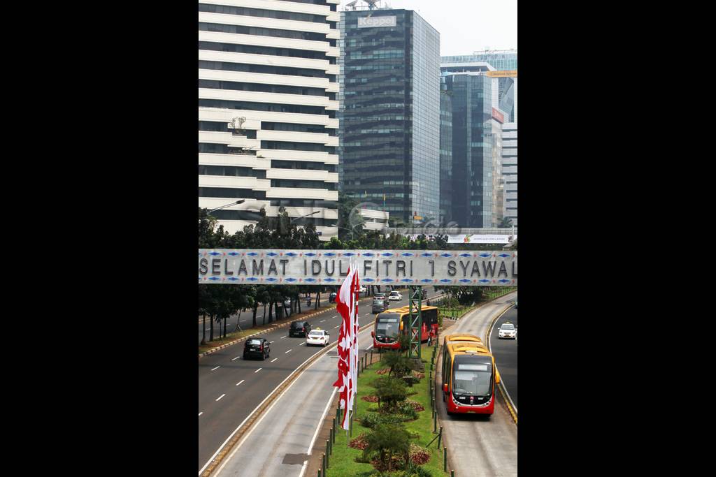 Jakarta lengang jelang...