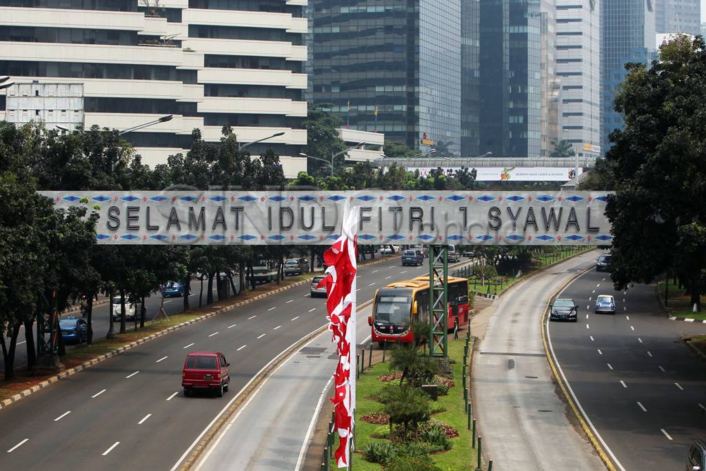 Jakarta lengang jelang...