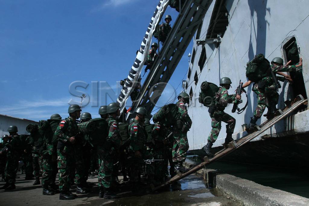 Pemberangkatan prajurit...