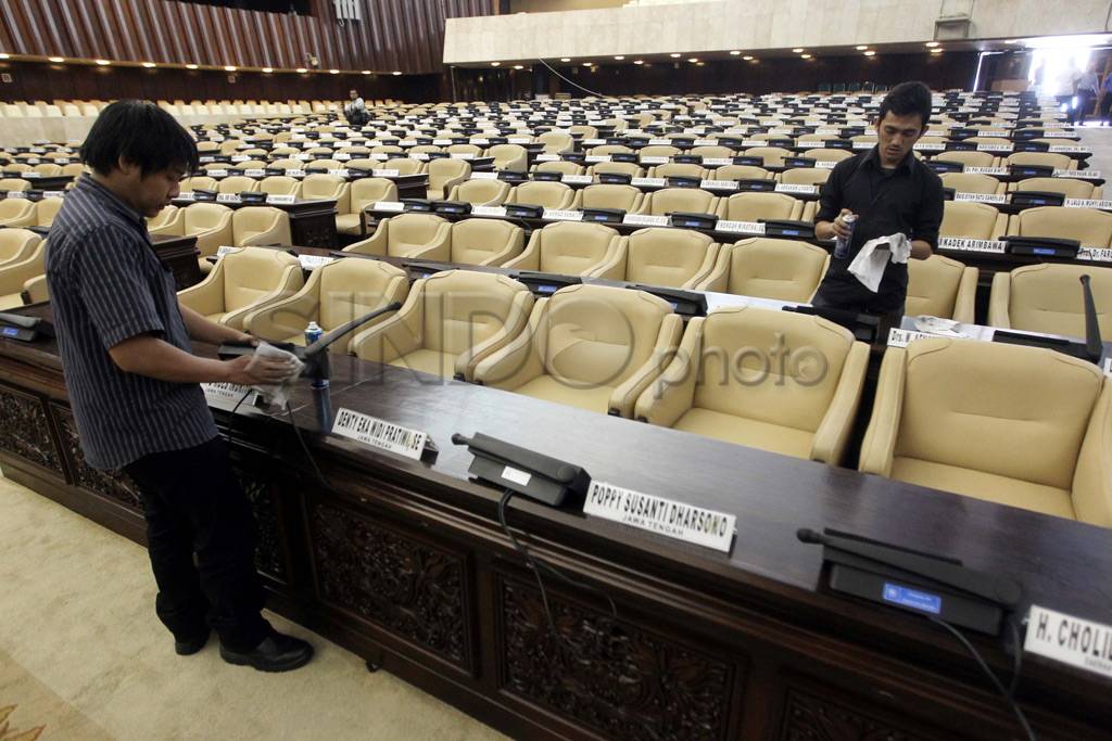 Persiapan sidang kenegaraan...