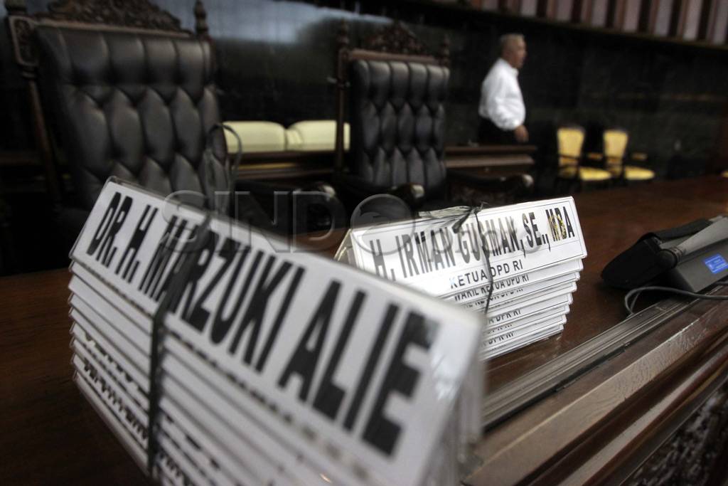 Persiapan sidang kenegaraan...