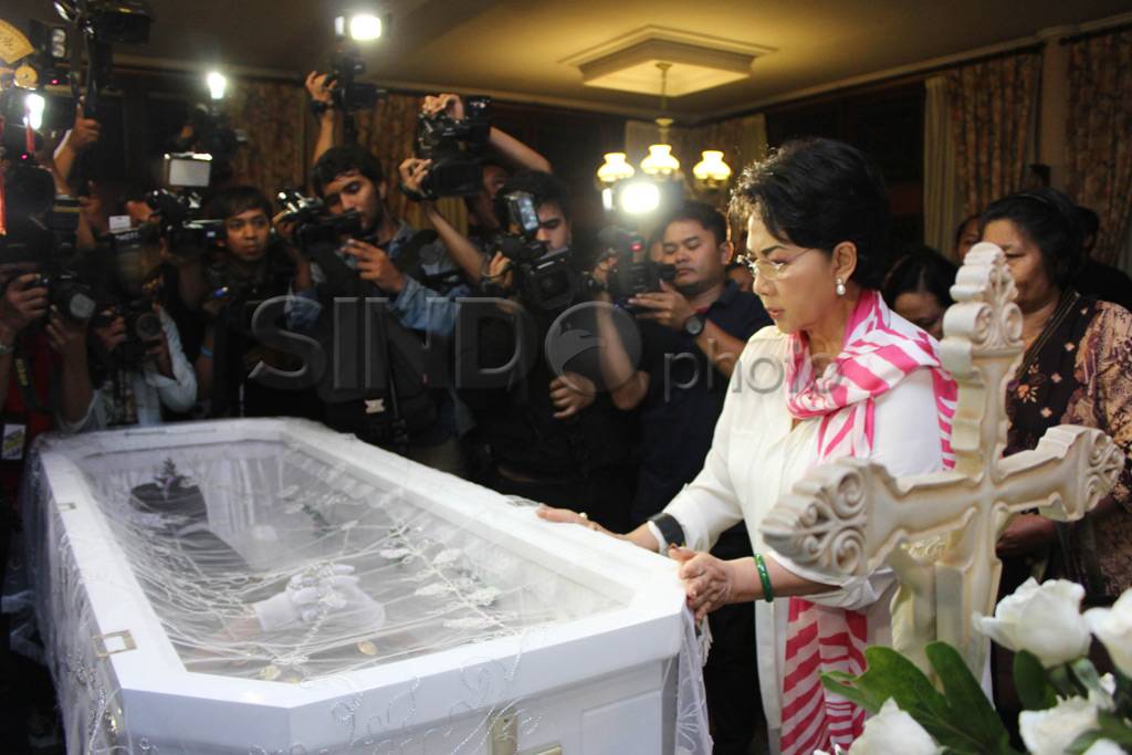 Suasana rumah duka almarhum...