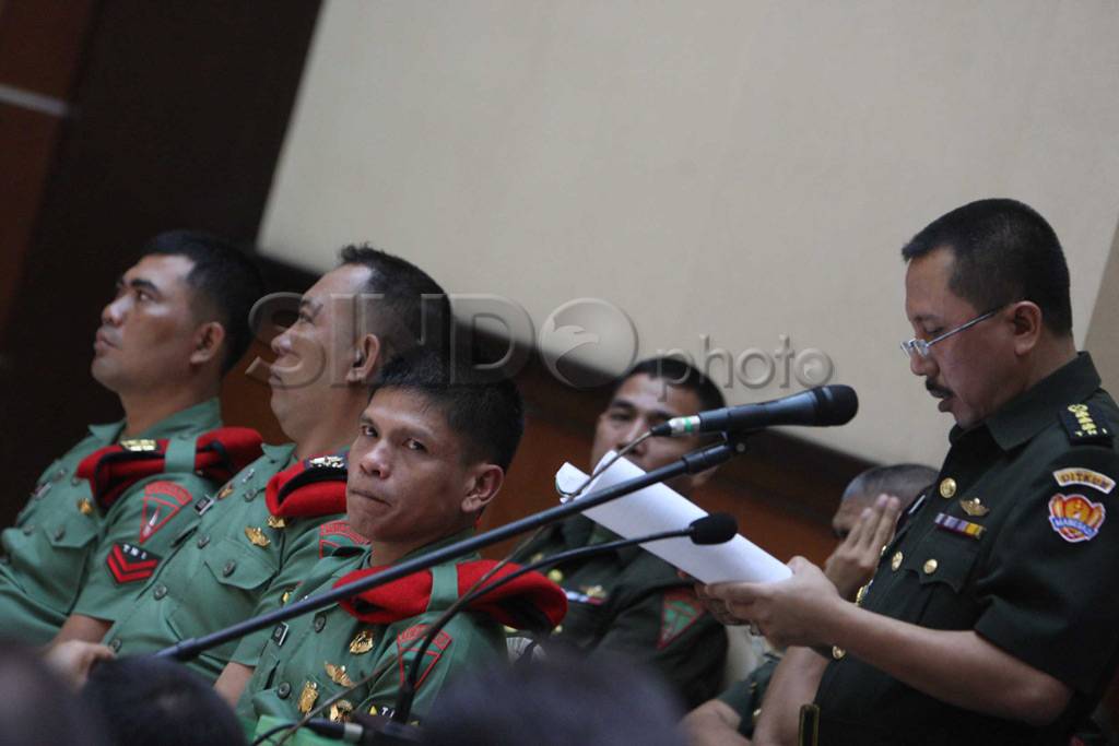 Terdakwa Cebongan sampaikan...