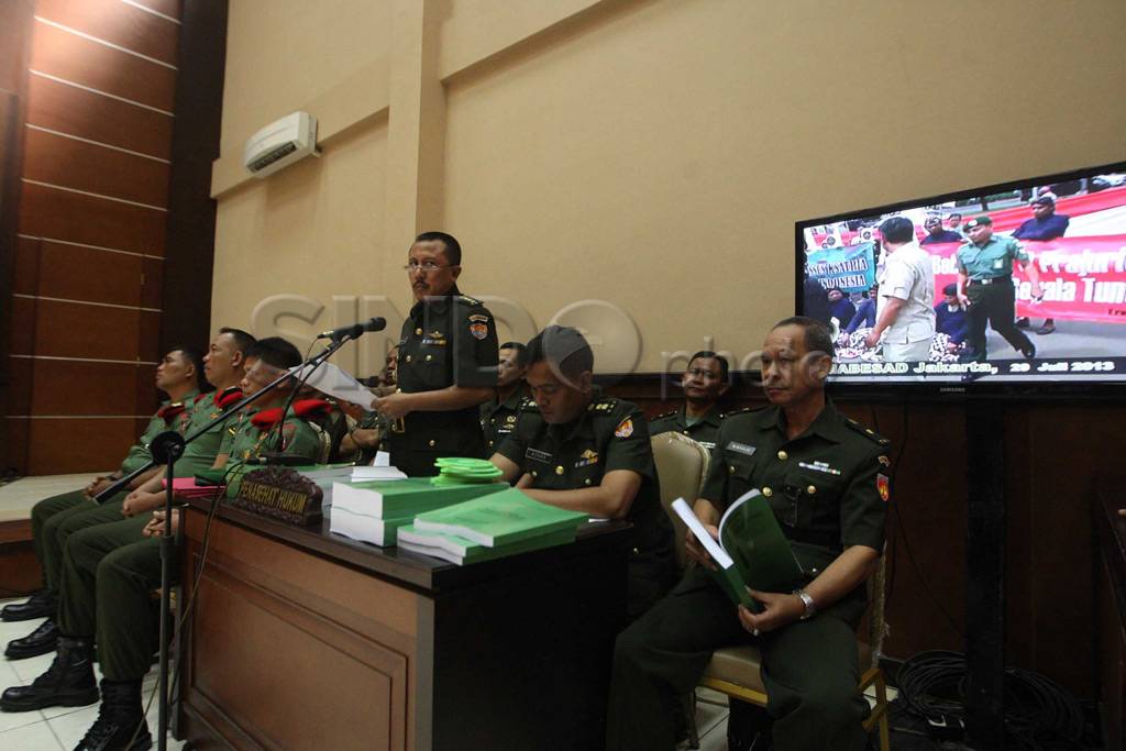 Terdakwa Cebongan sampaikan...