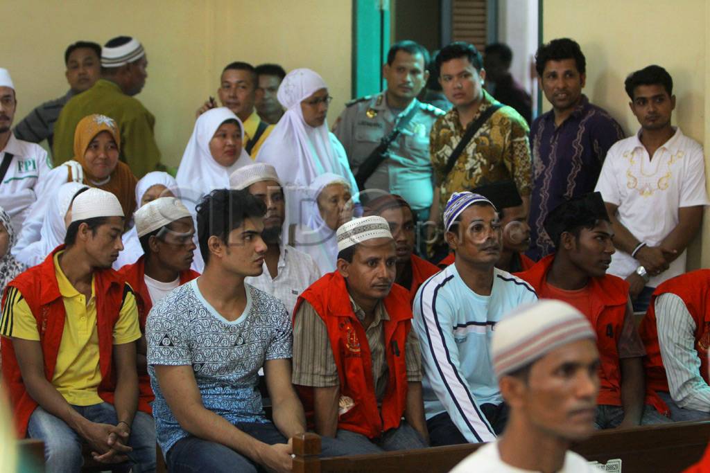 Sidang pengungsi Rohingya