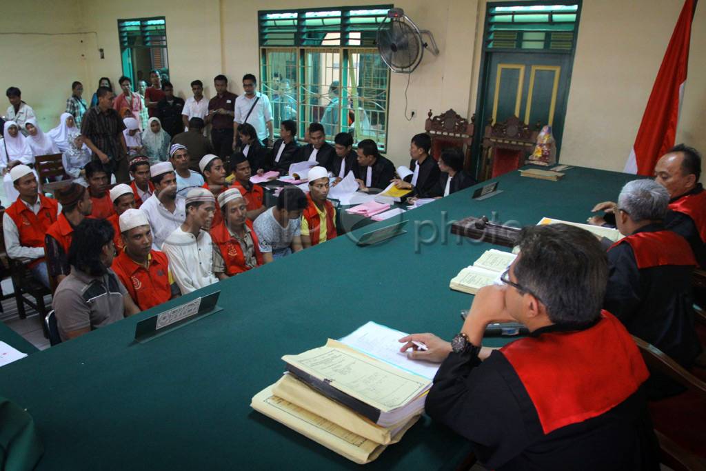 Sidang pengungsi Rohingya