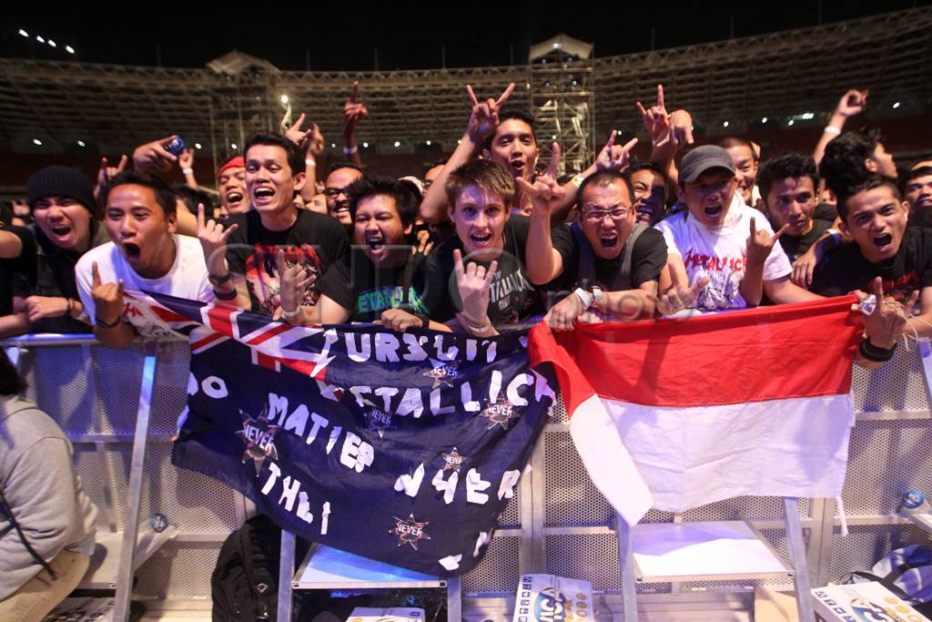 Metallica guncang Jakarta