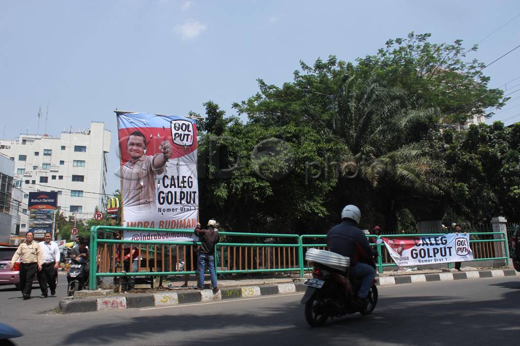 Caleg golput di Cikini