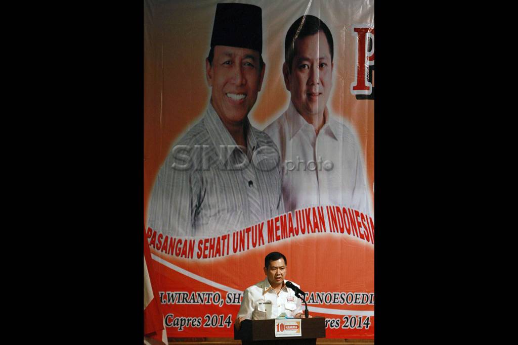 HT bekali caleg Hanura...