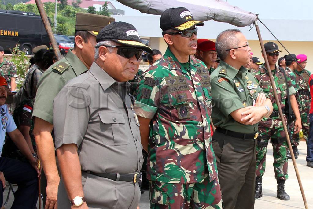 Menhan tinjau kesiapan...