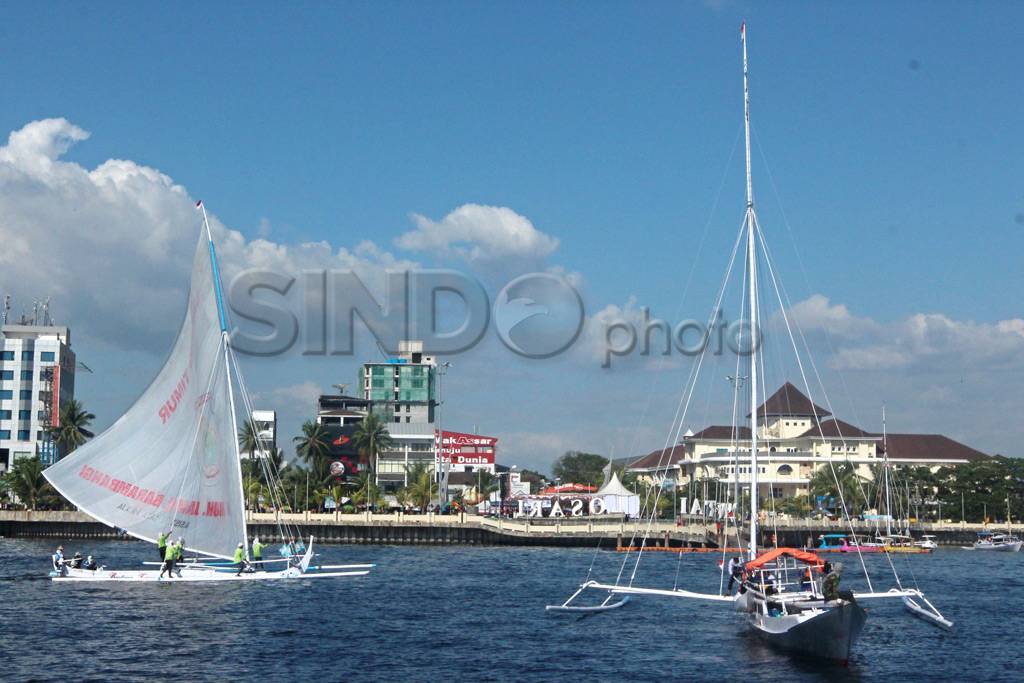 Lomba perahu Sandeq...