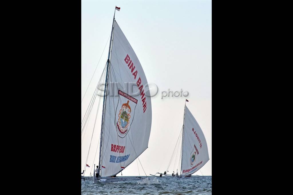 Lomba perahu Sandeq...