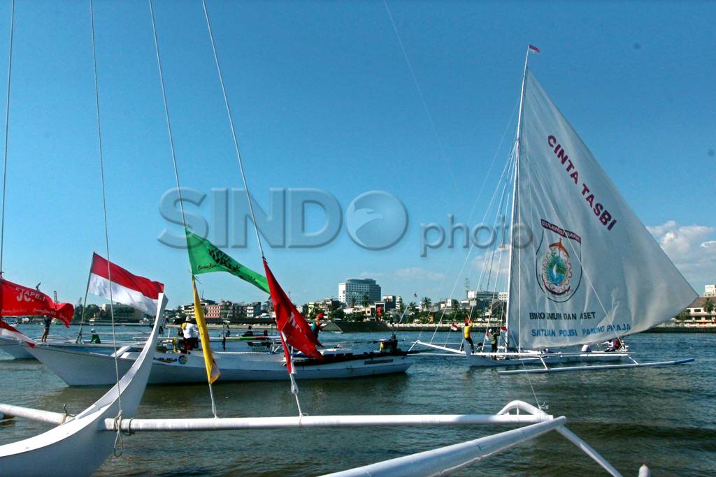 Lomba perahu Sandeq...