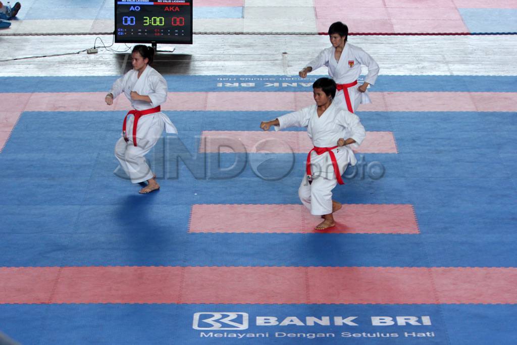 Simulasi pelatnas karate...