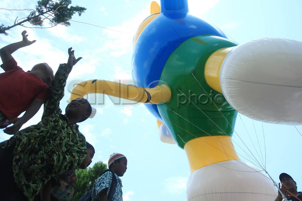 Balon raksasa harimau...
