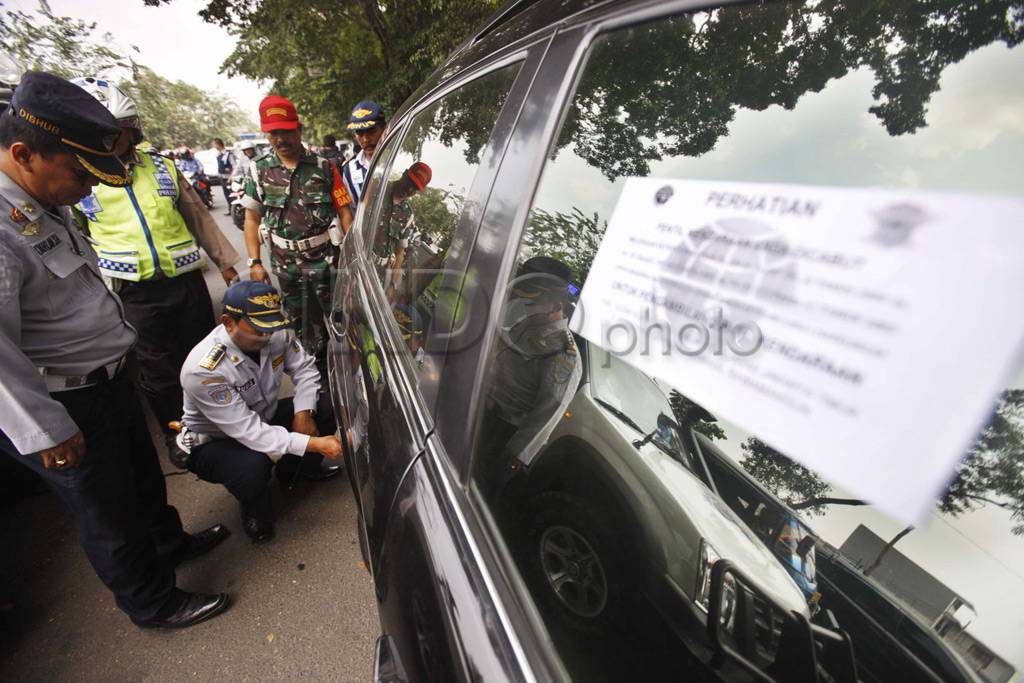 Razia parkir liar, Dishub...