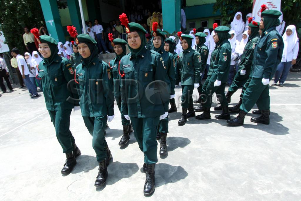 Pelajar Malaysia unjuk...