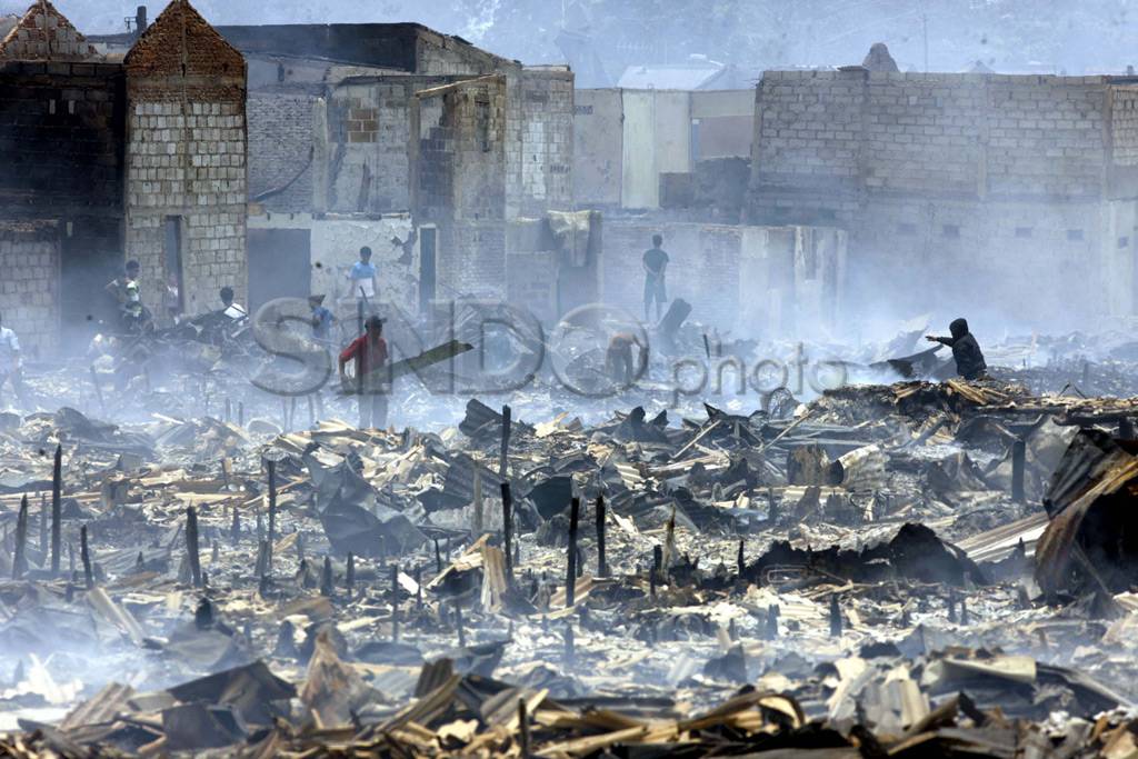 1000 rumah ludes terbakar...