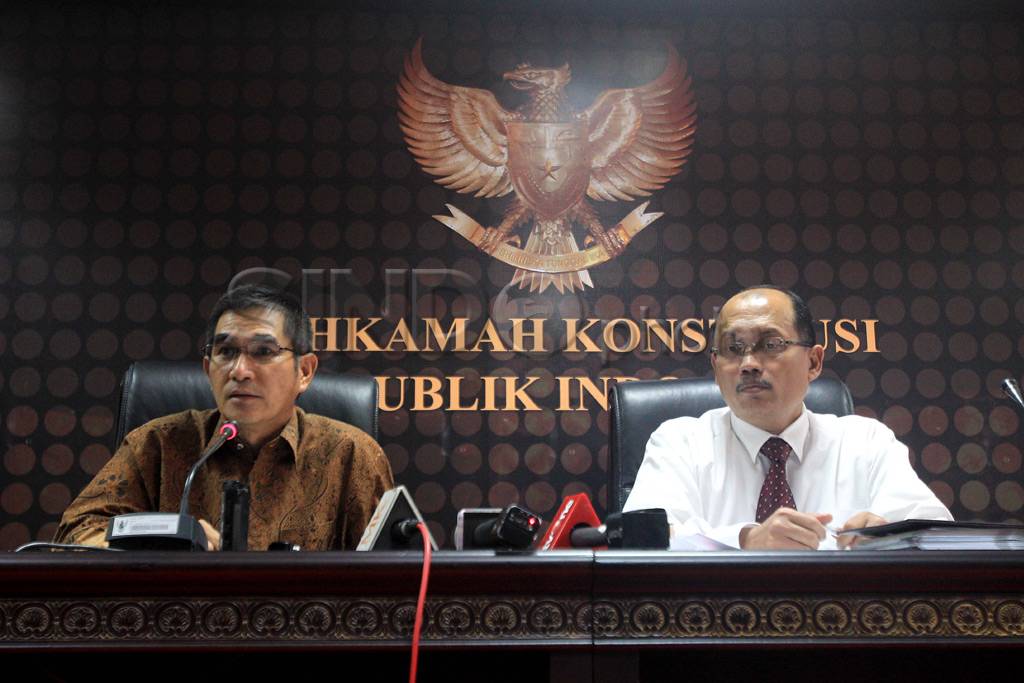 Keterangan MK terkait...