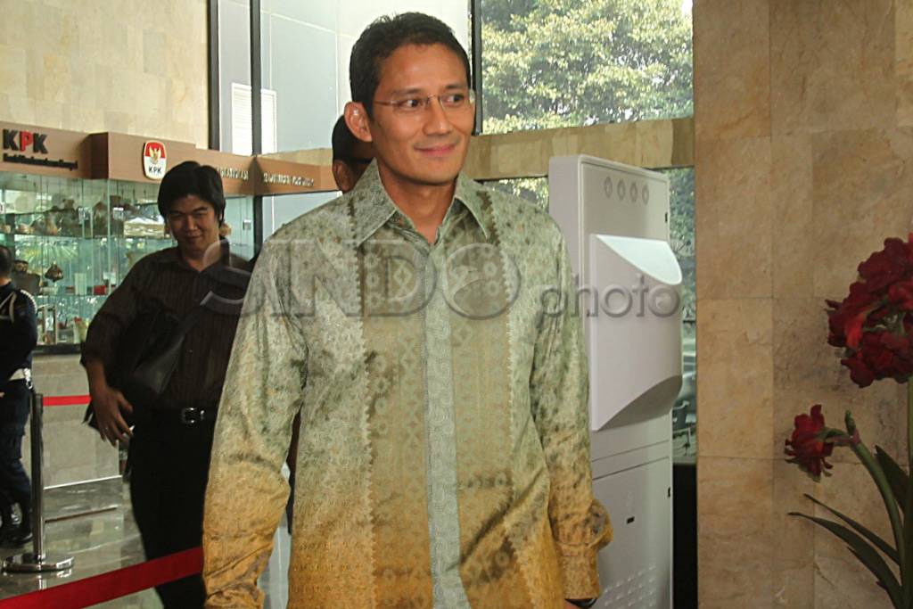 Sandiaga Uno diperiksa...