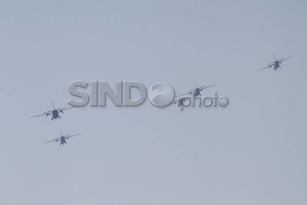 Formasi udara Hiu Flight...