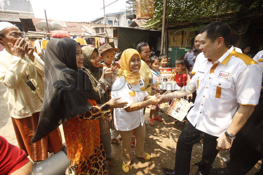 HT blusukan di Menteng...