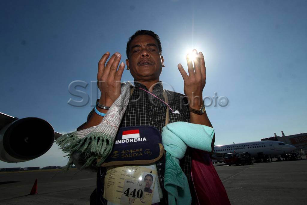 Doa jamaah haji dembarkasi...