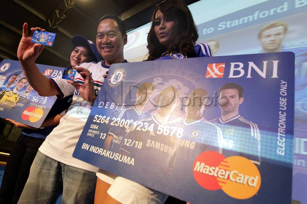 Desain baru kartu BNI-Chelsea