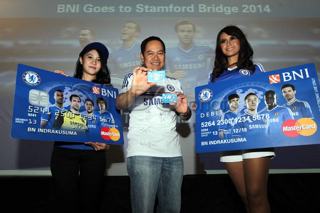 Desain baru kartu BNI-Chelsea