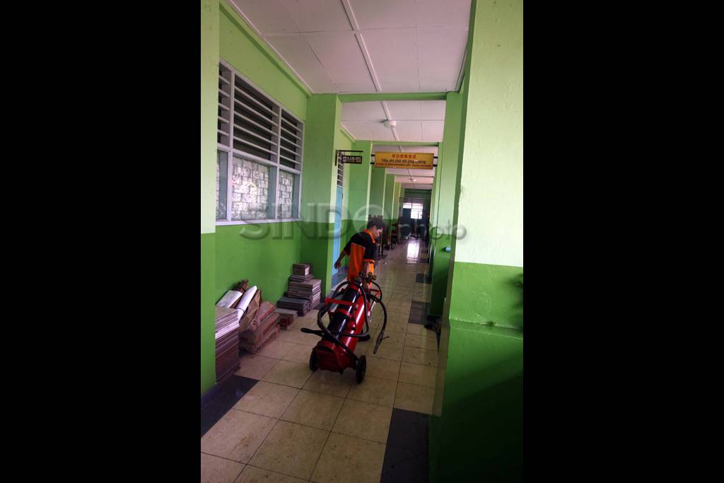 SMA 78 Kemanggisan terbakar