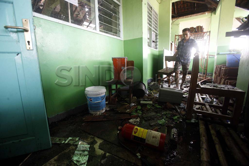 SMA 78 Kemanggisan terbakar