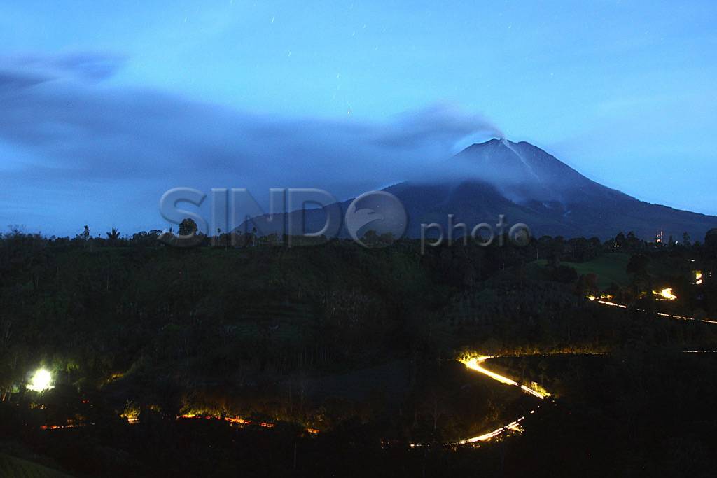 Abu Vulkanik Sinabung...
