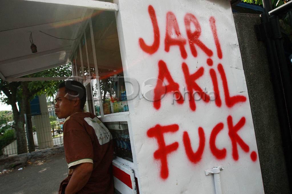 Aksi Vandalisme di Bandung...