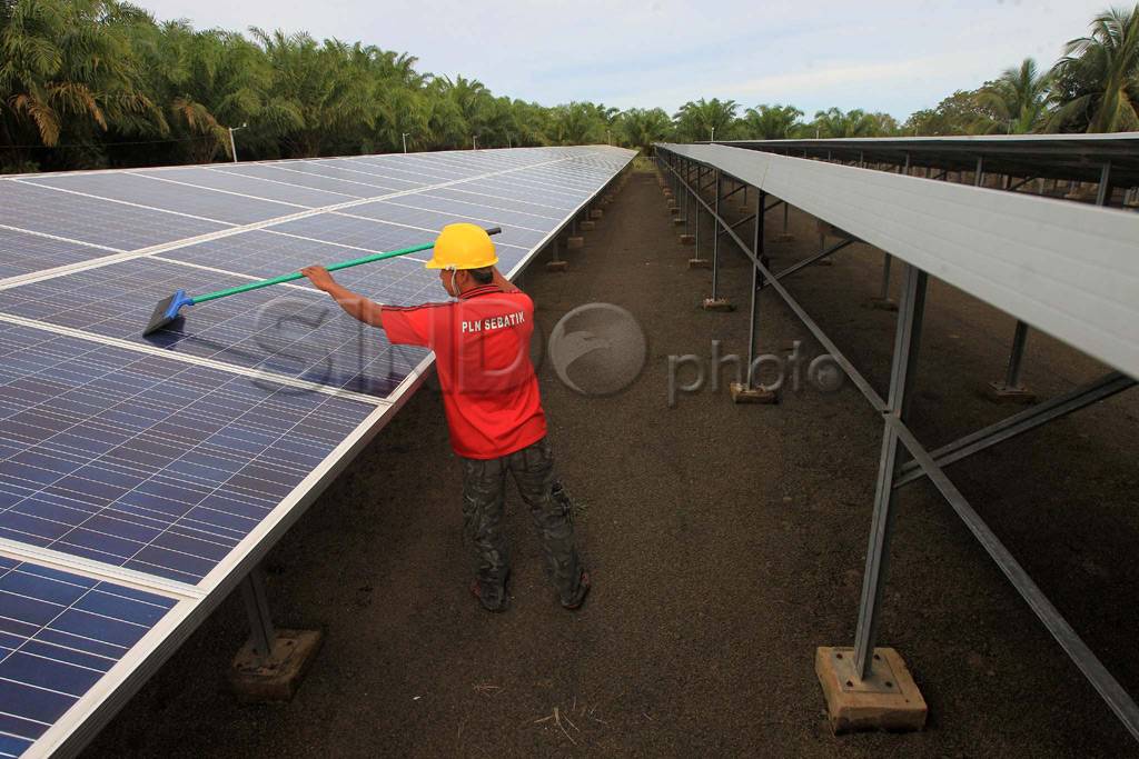 Tenaga surya untuk listrik...