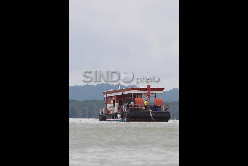 Isi bbm di tengah laut