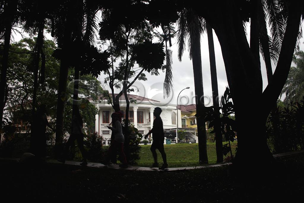 Olahraga pagi di Hutan...