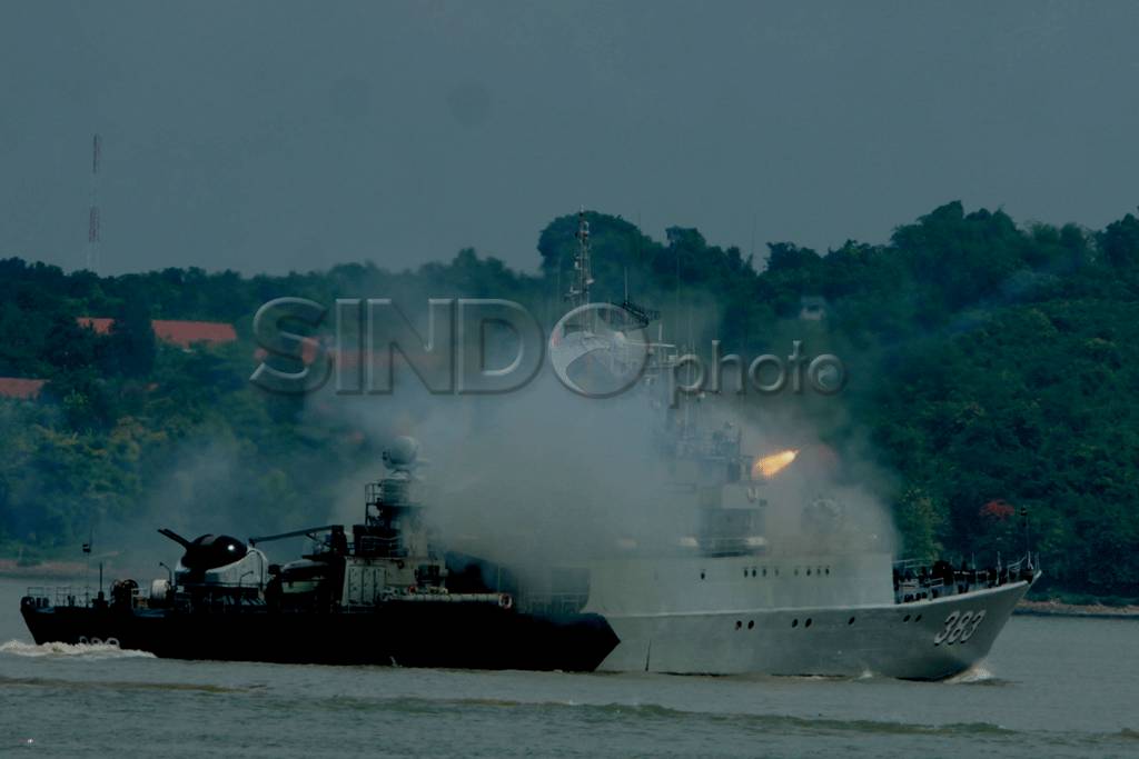TNI AL unjuk kekuatan...