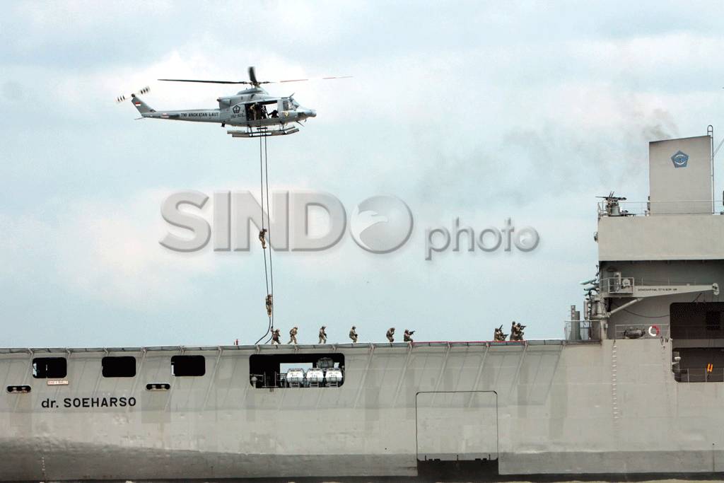 TNI AL unjuk kekuatan...